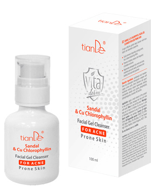 Гел за измиване на лице със сандалово дърво и хлорофил