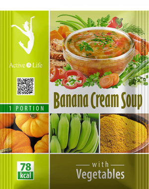 Бананова крем-супа със зеленчуци