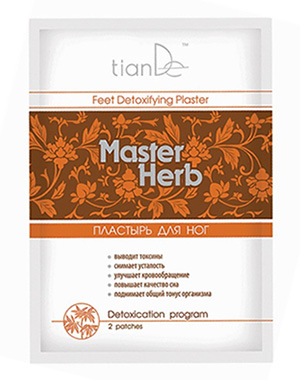 Детоксикационен пластир за крака Master Herb