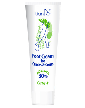 Крем за крака с урея за напукани пети и мазоли