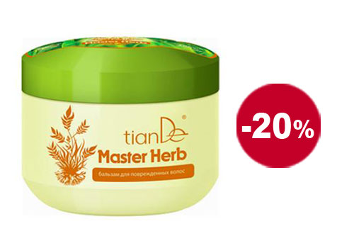 Крем-балсам за увредена коса "Master Herb"