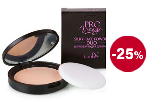 Копринена пудра за лице Duo